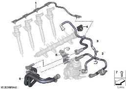 FUEL PIPES / MOUNTING PARTS