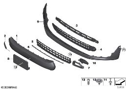 TRIM, DECOR ELEMENTS, FRONT