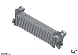 CHARGE-AIR COOLER diagram for BMW 5 Series G61 Touring 520d