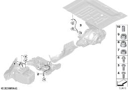 GR.CABLE + EQUIP.BONDING HIGH-VOLT.CON. diagram for BMW 5 Series G60 Sedan 530e