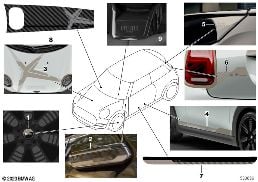 Kings Cross 에디션 diagram for BMW MINI Cabrio F57 LCI JCW