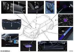 Verze Mayfield diagram for BMW MINI F56 LCI Cooper