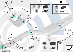 REP. KIT WELDED CASE EXHAUST GAS SENSORS