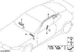 AIRBAG diagram for BMW 8 Series G15 Coupé 840dX