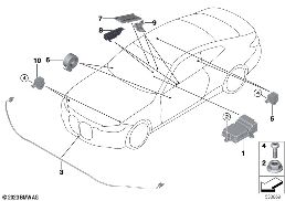 ELECTRIC PARTS AIRBAG diagram for BMW 2 Series G42 220i