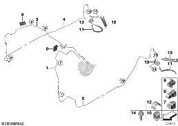 BRAKE PIPE REAR diagram for BMW Rolls-Royce Spectre Coupé RR25 Spectre