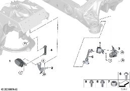 Sensor de regulac.alcance de los faros diagram for BMW Rolls-Royce Spectre Coupé RR25 Spectre