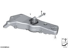 Suspensão da caixa de velocidades diagram for BMW 5 Series G61 Touring 520dX