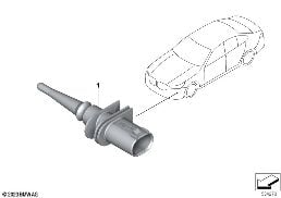 TEMPERATURE SENSOR diagram for BMW 5 Series G60 Sedan i5 eDrive40