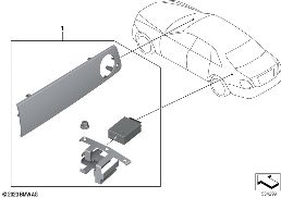 RETROFIT, ILLUMINATED FASCIA diagram for BMW Rolls-Royce Ghost RR21 Ghost
