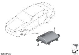 VEHICLE SOUND GENERATOR diagram for BMW 5 Series G60 Sedan i5 eDrive40