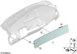 MULTIFUNCTIONAL DISPLAY diagram for BMW 5 Series G60 Sedan i5 eDrive40