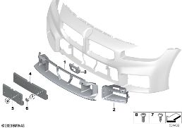 M TRIM DECOR ELEMENTS, FRONT