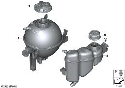EXPANSION TANK diagram for BMW 5 Series G61 Touring 520d
