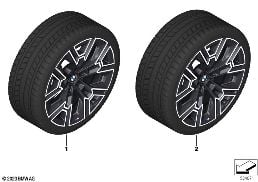 WNTR WHEEL W/TIRE M AERODYNAMIC 939M-20