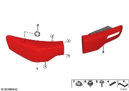Achterlicht diagram for BMW X2 U10 18d