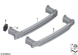 CARRIER, REAR diagram for BMW X2 U10 iX2 eDrive20