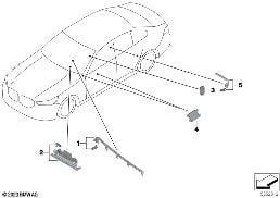 AMBIENT LIGHTING diagram for BMW 5 Series G60 Sedan 530e