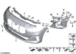 TRIM COVER, FRONT