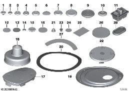 SEALING CAP/PLUG diagram for BMW 2 Series F22 228i
