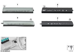 Panel dotykowy kierowca diagram for BMW 5 Series G61 touring 520d