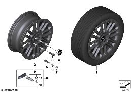 MINI LA WHEEL U-SPOKE 956 17
