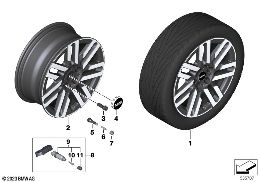 MINI LA WHEEL PARALLEL SPOKE 965 17