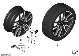 MINI LA WHEEL JCW LAP SPOKE 960 - 18