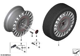 MINI LM WHEEL JCW RALLYE SPOKE 964 - 18