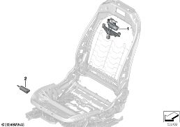 SEAT, FRONT, ELECTRICAL AND MOTORS diagram for BMW 3 Series G20 Sedan 330dX