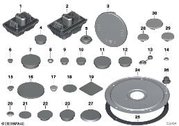 SEALING CAP/PLUG diagram for BMW X3 G01 30i
