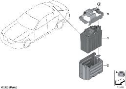 Akumulator litowo-jonowy diagram for BMW 7 Series G70 M760eX
