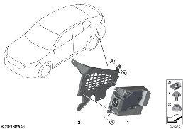 レシーバー オーディオ モジュール diagram for BMW X2 U10 20i