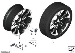 BMW LA WHEEL Y-SPOKE 874I - 21