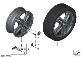 BMW LA WHEEL DOUBLE SPOKE 1041 - 19