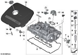 CYLINDER HEAD COVER/MOUNTING PARTS