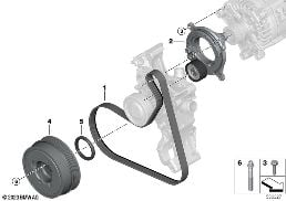 BELT DRIVE-VIBRATION DAMPER