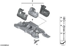 ELECTRIC A/C COMPRESSOR diagram for BMW 5 Series G68 Sedan i5 eDrive40L