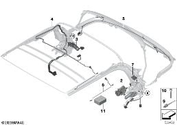 CONVERTIBLE TOP ELECTR.SYSTEM/HARNESS