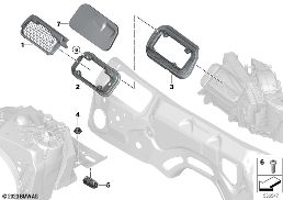 VARIOUS GROMMETS / SEALS diagram for BMW 5 Series G68 Sedan i5 eDrive40L