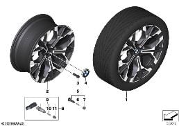BMW LA WHEEL Y-SPOKE 1038I - 19