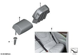 REAR SEAT HEAD RESTRAINT