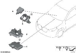 Sistemas para peajes diagram for BMW X2 U10 18d