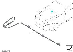 Onderdelen v ruitesproeier diagram for BMW Rolls-Royce Spectre Coupé RR25 Spectre