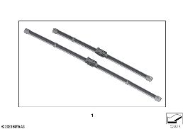 Set wisserbladen diagram for BMW Rolls-Royce Spectre Coupé RR25 Spectre