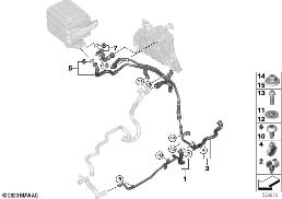Circ.líq.refrigeração Sist.alta tensão diagram for BMW 3 Series G20 Berlina LCI M340i
