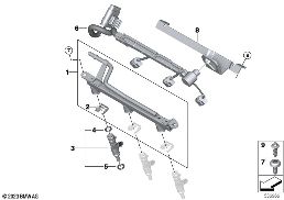 LOW-PRESSURE RAIL / INJECTOR
