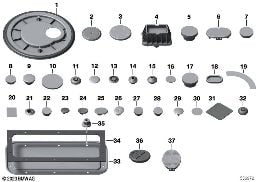 SEALING CAP/PLUG diagram for BMW 2 Series F45 Active Tourer LCI 216d