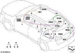 Cable rep.mazo cables ppal apantallado diagram for BMW X2 U10 18d