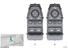 Ovládací panel spínací centrum dveře diagram for BMW MINI F66 JCW